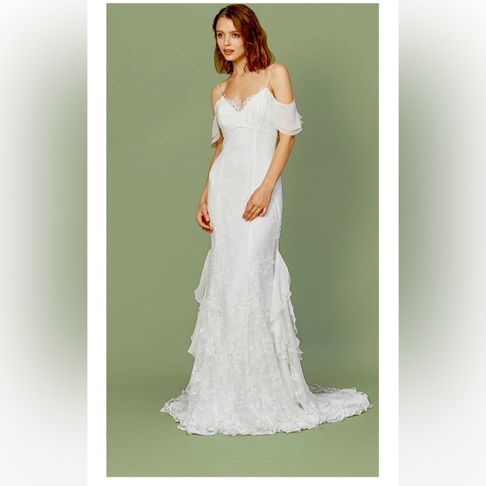 Christos Raleigh Wedding Dress - Size 8